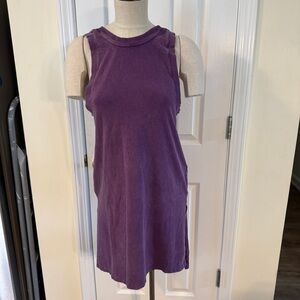 FP Movement Purple Open Back Mini Dress XS | Activewear Tank Dress NWOT